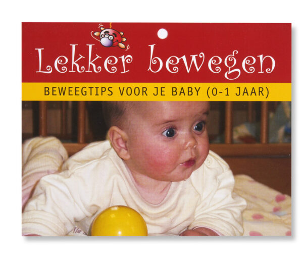 Beweegtips kaart 0-1 jaar: lekker bewegen